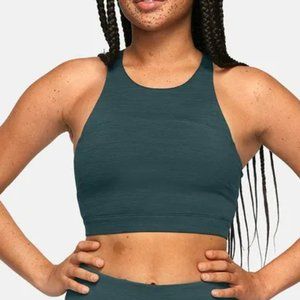 TechSweat Crop Top in Evergreen